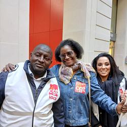 Alhou, Huguette et Amel